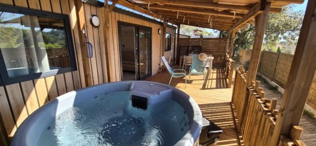 Mobilheim OCÉANE mit eigenem Spa